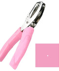 Portable Circle Hole Punch Tool For Craft Paper And Scrapbooking With Pink Soft Grip 1 16th Inch Circle Punch Handy Handheld Paper Punch