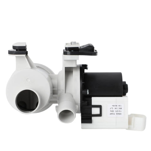 Washer Drain Pump Motor Assembly Replacement For Top Loaders Fits W10730972 8540024 AP6023956 PS11757304 DIY side view