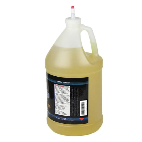Pro Grade Industrial Strength Air Tool Lubricant for Pneumatic Tools One Gallon Heavy Duty Oil Container with Label