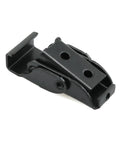 Black Stainless Steel Draw Toggle Buckle 2 Pack 40x16mm Beefy Heavy Duty Spring Loaded Hook Type Box Latch side view