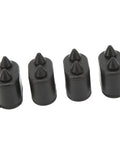 Grab These 4Pcs Rubber Door Jamb Bumper Cushions For Super Easy Noise Reduction, Smooth Closes, And A Total Fix For Cutlass And Other Rides Without The Clunk Or Squeak. 4 black rubber door jamb bumpers with conical tips, set of four