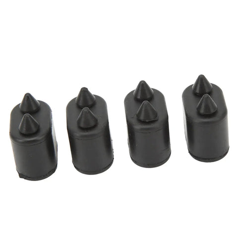 Grab These 4Pcs Rubber Door Jamb Bumper Cushions For Super Easy Noise Reduction, Smooth Closes, And A Total Fix For Cutlass And Other Rides Without The Clunk Or Squeak. 4 black rubber door jamb bumpers with conical tips, set of four