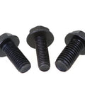 Heavy Duty Reverse Thread Screws 3 Pack Left Hand Allen Hex Bolts Stainless Steel 6Mm 7Mm 8Mm Black Oxide Coated for 110V Cutters, detailed view of black coated hex bolts.