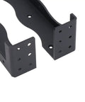 Heavy Duty Carbon Steel Floating Shelf Bracket With Rust-Proof Frosted Black Coating For Kitchen Bathroom Office TV Cabinet And Bedside Tables, No Sag Up To 80 Lb Per Bracket