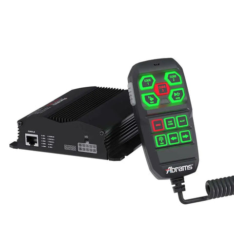 Beefed Up 12V Emergency Siren System with 100W Amplifier and handheld control specifically for fire trucks and police cars.