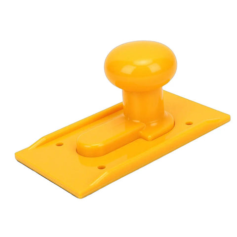 Ergonomic Woodworking Push Block With Heavy Duty ABS Construction For Table Saw Planer And Router Table Pro Grade Push Stick Yellow Protective Guard