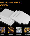 Stack of Premium PTFE Teflon Sheet 500 By 500 Mm For Mechanical And DIY Projects 0.3 To 45 Mm Thick Durable Chemical Resistant
