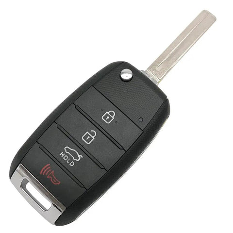 Kia 4 Button Folding Key Fob Shell Replacement Case For Optima Sorento Sportage Rio Soul Forte Carens No Circuit Board Inside