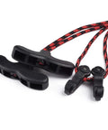 Crossbow Cocking Rope Tool With Double Handle Puller For Easy, Even Cocking, Red And Black String, 50 Percent Lower Draw Weight