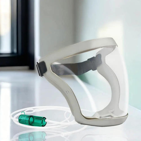 Hydrogen Inhaler Face Mask For Skin Health And Glow Up H2 Gas Inhalation Facial Mask With Oxygen Therapy Antioxidant Skin Rejuvenation Durable PC Material