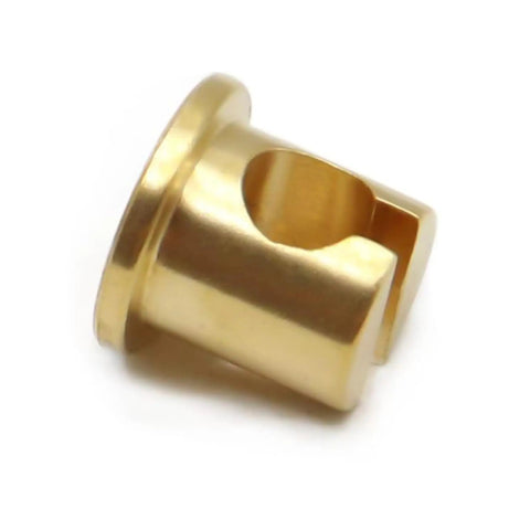ATV Carburetor Throttle Cable End Joint Guide Nut Replacement Fits Polaris Suzuki Yamaha Models For Universal ATV Use brass close-up