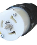 50 Amp 125/250V Generator Connector Female Twist Lock Plug For Quick Hookups, Straight Blade 3 Pole 4 Wire, Dust Seal Protection