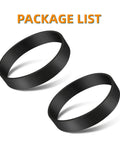 Replacement Belts For Bissell PowerForce PowerBrush Pet XL And TurboClean DualPro Pet Carpet Cleaners Pack Of 2 on white background