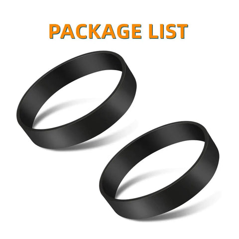 Replacement Belts For Bissell PowerForce PowerBrush Pet XL And TurboClean DualPro Pet Carpet Cleaners Pack Of 2 on white background