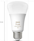 Smart 60W A19 Color Changing LED Bulb for Home Lighting White to Color Vibe 800 Lumens E26 Socket Indoor Use App Control Compatible