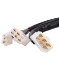 Top Notch 5KW Welding Generator AVRM Control Panel Stabilizer Kit connectors with gold pins on a black wire harness.