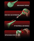 Dope Bird Inspired Coffee Air Blower Air Duster For Espresso Machines And Delicate Electronics showing design features