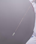 Pro Grade Durable Stainless Steel Fencing Replacement Tips For Epee Sabre And Foil Practice Gear, on fencer's arm.