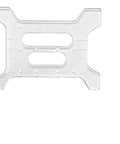 Premium Acrylic Cabinet Handle Template for Drawers and Doors Reusable Scratch Resistant Edge Cutout Guide with Four Width Options