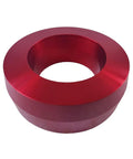 F150 Front Leveling Kit 2.5 Inch for 1997-2003 2WD Road Fury Red T6 Billet Aluminum Coil Spring Spacer, top view