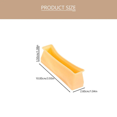 Four Pack Silicone Furniture Stoppers With Antislip Design for bed legs 10cm size, beige color