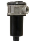 Dope In Tank Hydraulic Filter For Reservoirs 26 GPM Capacity 1 Inch NPTF Ports 10 Micron Filtration 25 PSI Bypass Space Saving