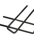 12 Inch Rear Axle U Bolts Kit With Flat Top Design Black Powder Coated Steel Suspension U Bolts For Leaf Spring Repair Fits Ram 1500 1999 2010 Pickup Trucks, black steel bolts