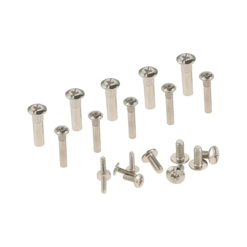 Beefy Nut Connector Kit For Furniture M5 And M8 Snap Rivet Screws, Male And Female Quick Assembly Hardware Sets, Includes 10 Complete Sets For Kitchen Cabinets, Beds, And DIY Splicing, Easy Fit, No Fuss Build, Strong Hold: M5/M8 metal connector screws