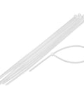 12 Pieces 30 Inch Extra Long White Nylon Cable Ties UV Stabilized For Outdoor Use And HVAC Duct Straps 3 To 7 Inch Bundles