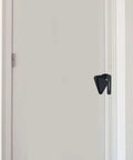 Built Tough Heavy Duty Barn Door Lock Hardware Kit Black Steel Sliding Privacy Latch For Pocket Doors Garage Or Shed Installed