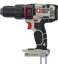 No Nonsense 20V Cordless Hammer Drill Commercial Bare Tool with Brushless Motor and Ratcheting Chuck, side view.