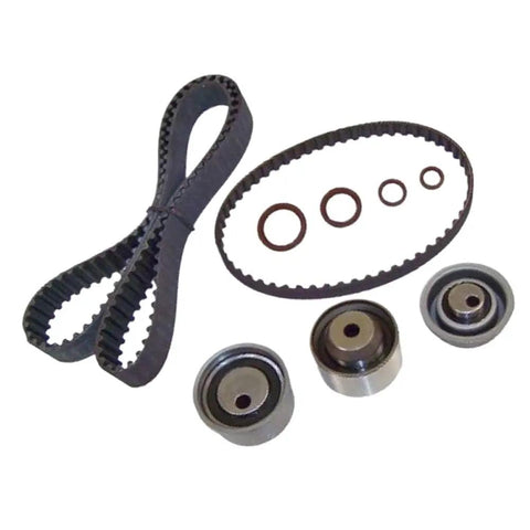 Timing Belt Kit Compatible With Chrysler Sebring Replaces 95232K1 95232K1S And MR984778A02G Restore Engine Keep It Smooth Prevent Failure Save Cash On Repairs For Reliable Drives Nationwide Without Major Issues Now. black timing belt kit with three pulleys and seals