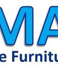 Logo of UMAXO Creative Furniture Components with blue and green square elements