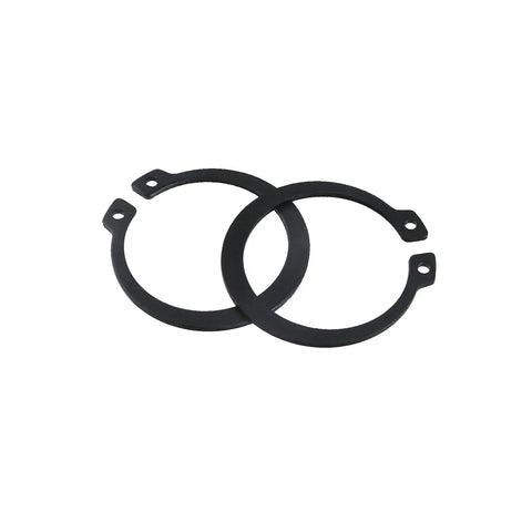 External Circlip Snap Ring Set 30 Pcs 1-1/2 Inch Round Wire Retaining Rings For Doors And Windows Spraying Equipment Machinery Black Durable Finish
