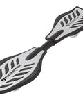 RipStik Caster Board Classic Collection Two Wheel Skateboard With 360 Degree Casters, black and white design, top view