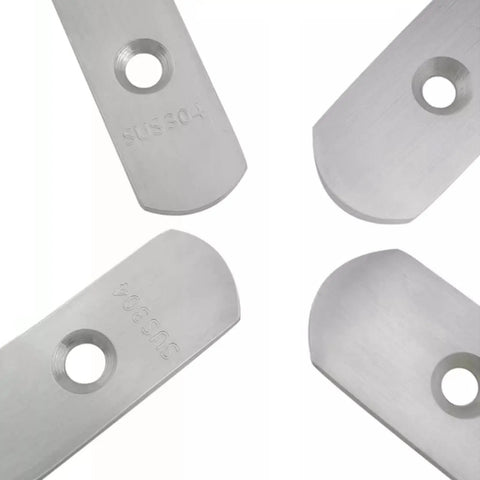 2 Pack Heavy Duty Floating Shelf Brackets Stainless Steel Wall Mount Corner Supports With Screws rugged triangle design in metal.