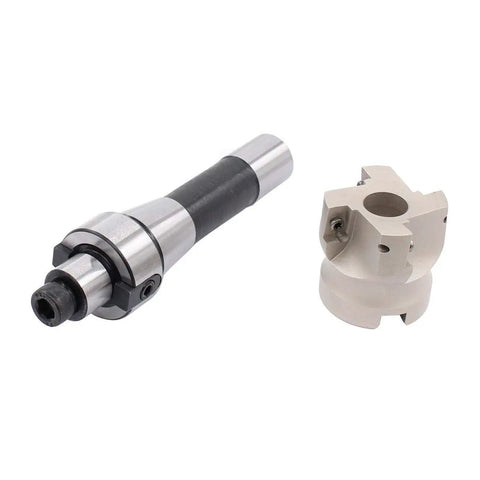 R8 FMB22 Shank Face Mill Arbor Kit with 400R 50mm cutter and shell for shoulder milling and slotting