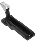 Rubber Draw Latch With Hook Style Design, Marine Grade Locking Latch for Storage Racks and Cargo Boxes, Black Boat Latch