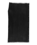 Image of Heavy Duty Telescopic Accordion Way Cover For Milling Machines And CNC Lathes Flexible Rubber Chip Guard And Oil Shield Black 400x600mm.