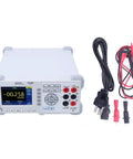 Rugged Desktop Digital Multimeter True RMS 55000 Counts For AC And DC Current, Voltage And Capacitance Testing with accessories.