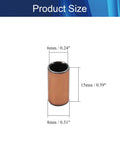 3 Pack Heavy Duty Sleeve Bearings 6Mm X 8Mm X 15Mm Oilless Bushings showing size dimensions 6mm bore, 8mm OD, 15mm length.