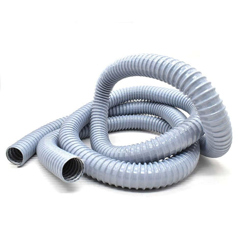 One And A Half Inch By 10 Ft Vac U Flex Hose With Smooth Interior for Maximum Airflow and No Clogs on white background