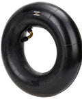 9X3.50-4 And 2.80-4 2.50-4 beefed up heavy duty inner tube with bent valve stem for hand trucks and utility carts close-up view