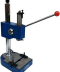 Compact Manual Arbor Press Bench Tool For Hardware Punching And Electronics Assembly Brings Zero Sweat Setup And Reliable Leverage Straight To Your Workbench, blue, heavy duty, precision press.
