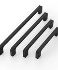 10 Pack 5 Inch Matte Black Cabinet Pulls Zinc Alloy Kitchen Cabinet Handles Cabinet Hardware For Cabinets And Drawers 128mm Center To Center Durable