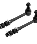 2 Pack Front Sway Bar End Links K90680 That Fit 2000 Through 2006 Toyota Tundra And 2001 Through 2007 Toyota Sequoia greasable black steel