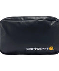 Cargo Series Weatherproof Hook-N-Haul Utility Bag with Retractable Hooks, black TPU fabric, front view.