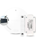 Mini Smart Gate Opener Kit With WiFi Remote Control, Works With Alexa And Google Home, iPhone And Android, device and gate image