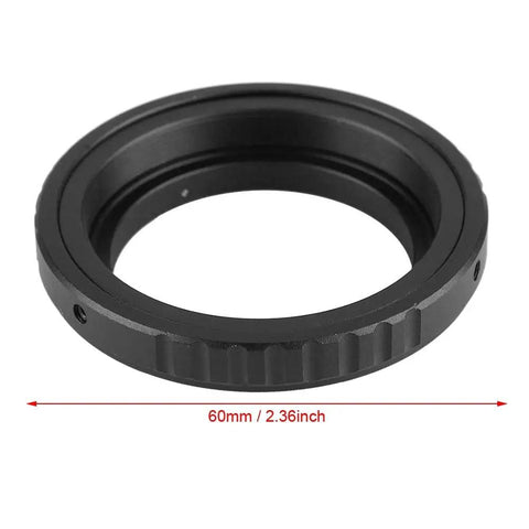 Rugged Aluminum M48 0.75 Telescope Adapter Ring For Camera Great For Astrophotography And Telephoto Shots Fits AI Mount, 60mm size