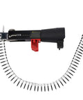 Kickass Heavy Duty Aluminum Alloy Electric Drill Adapter For Automatic Chain Screw Gun With Depth Adjustment Features and Cushion Handle view showing attached screws.